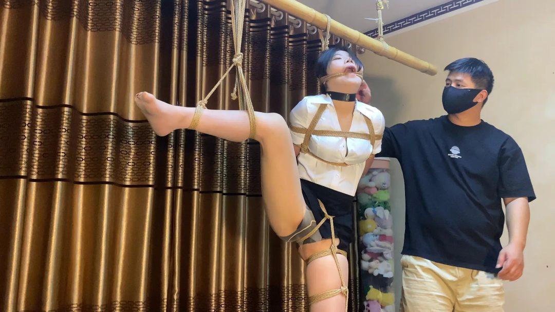 女教师夏可暑假在工作室做小狗-6