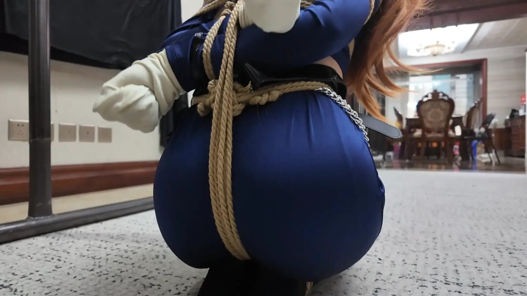 完蛋！我把美女捆绑了？——双人成缚？EVA暖暖换装玩弄！-8