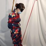 新模云云绳艺初体验，和服+驷马+吊缚，坚持不住连连哀嚎求饶