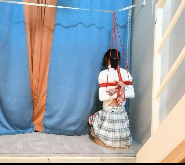 肛钩走绳拿钥匙自缚-3