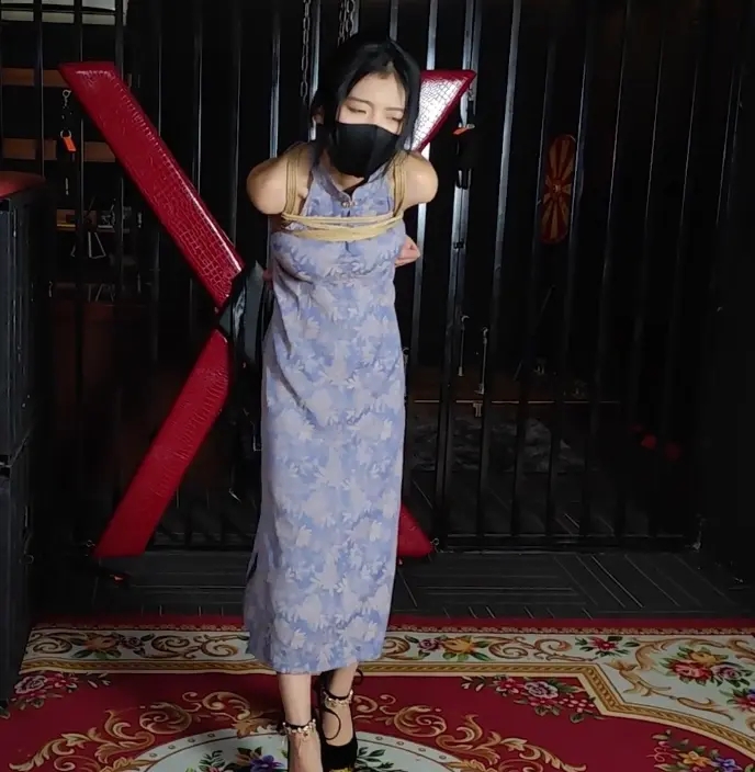 汤圆 笼子里的旗袍女郎 垫脚吊-3
