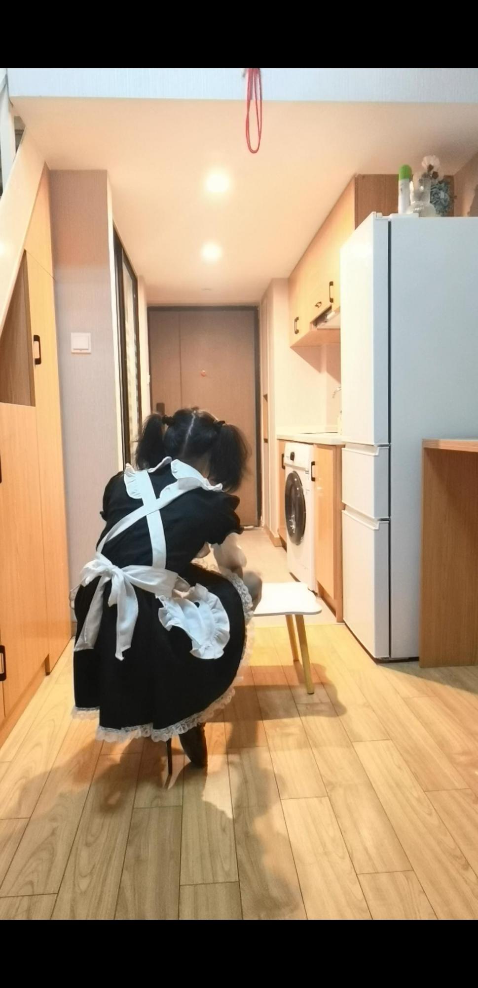 女仆芭蕾高跟站立自缚-12