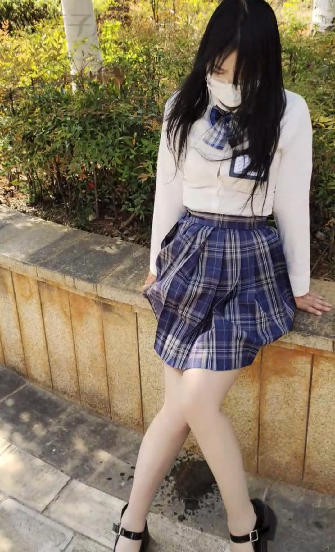 【栗栗子原创】《被欺凌的乖乖女班长 05-08合集》户外调教、马路失禁、户外失禁、小区、超市、遥控-4