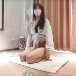 【面包】白嫩大长腿新模特绳缚初体验 海老缚 驷马放置 呆萌温柔的小姐姐说她快被绑哭了