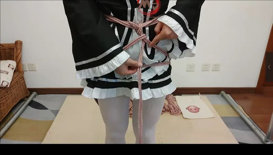 《腰跨缚》久违的自缚教学-3