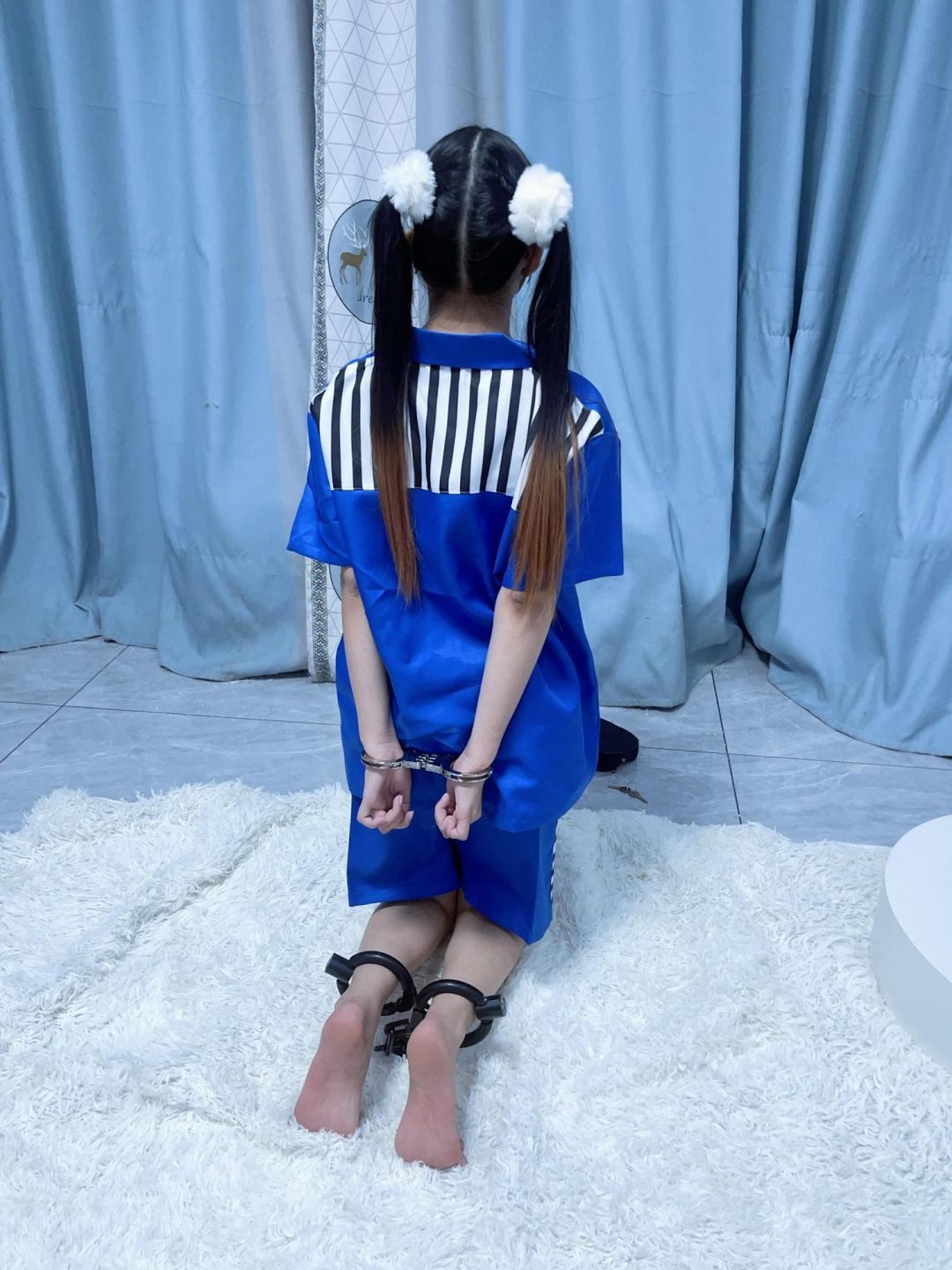 死囚体验（上）-女囚题材精品作品，填表、搜身、换衣、上镣、打脚心（重）、体罚、拘束过夜-3
