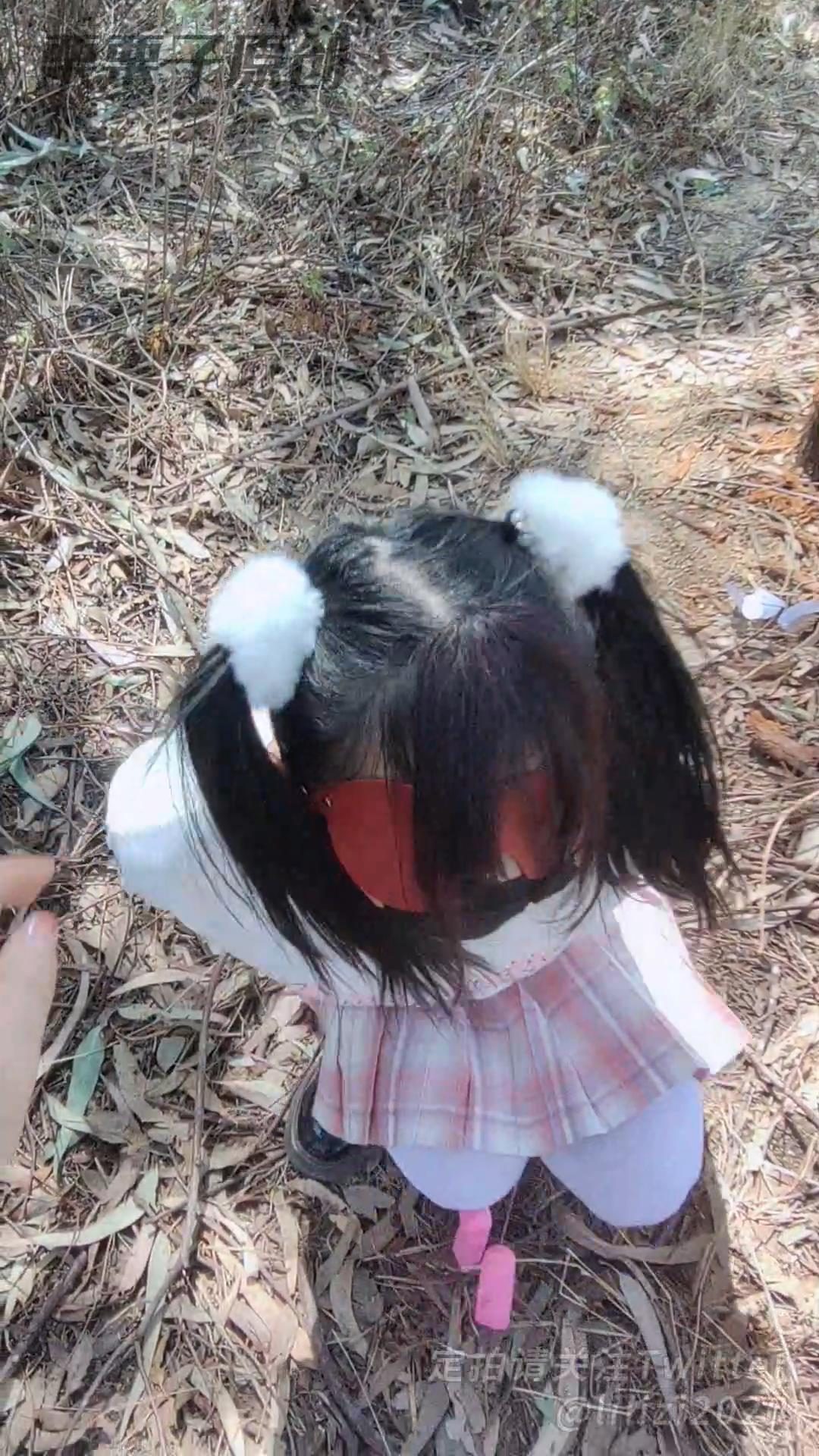 《小女仆日常调教04》户外羞耻调教、户外强制高高、自嗨、JK白丝-1