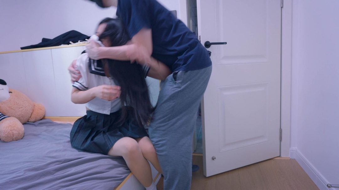《Jk少女合集》强制开腿，+吊缚+开腿器+跪缚+股绳+口球+SP+TK.....-3