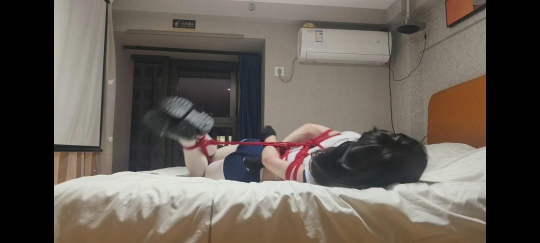 伪娘体操服挣扎 捂晕 蒙眼 伪娘 体操服-4