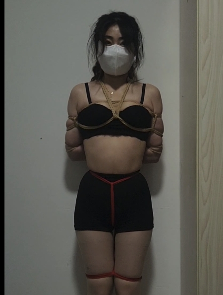 小琪极限捆绑,高级绳艺大师出品！-1
