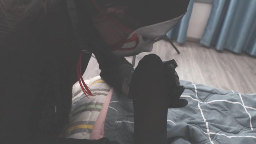得意客定拍.潜入家中的蒙面女人01. 被蓄谋已久的坏女人潜入家中玩弄,迷晕后捆绑-8