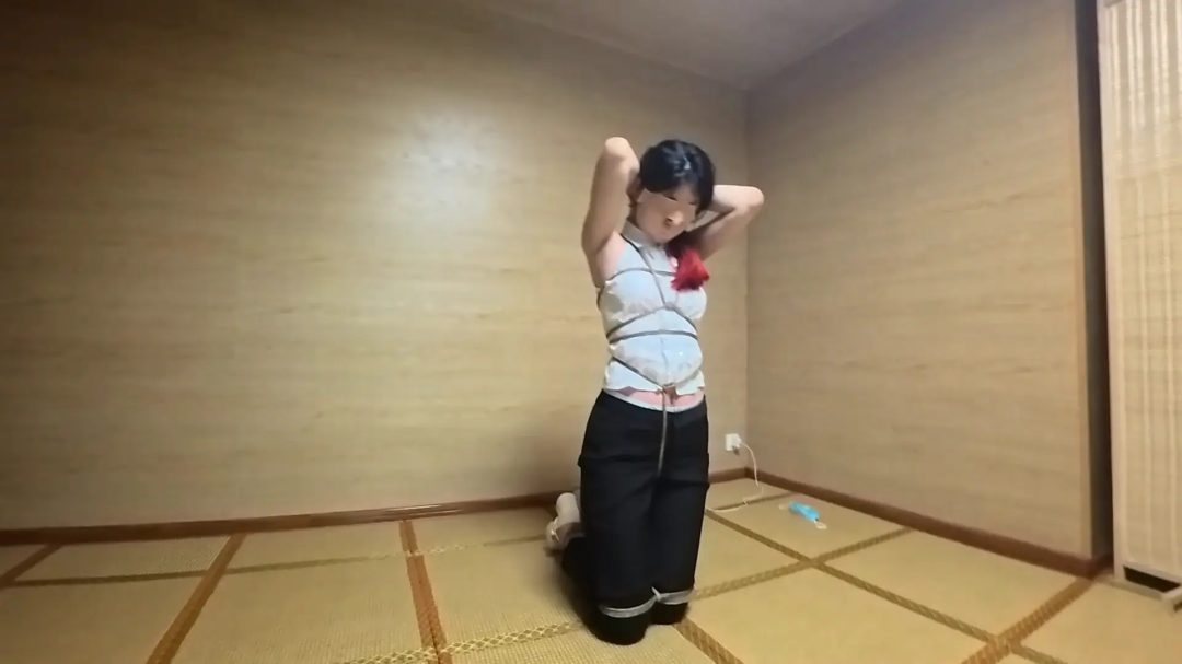 后手吊缚连接脚踝！放置挣扎-3