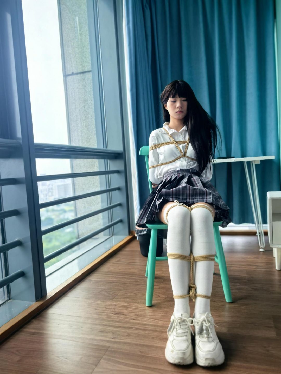 小美约拍（挣扎逃脱）-2