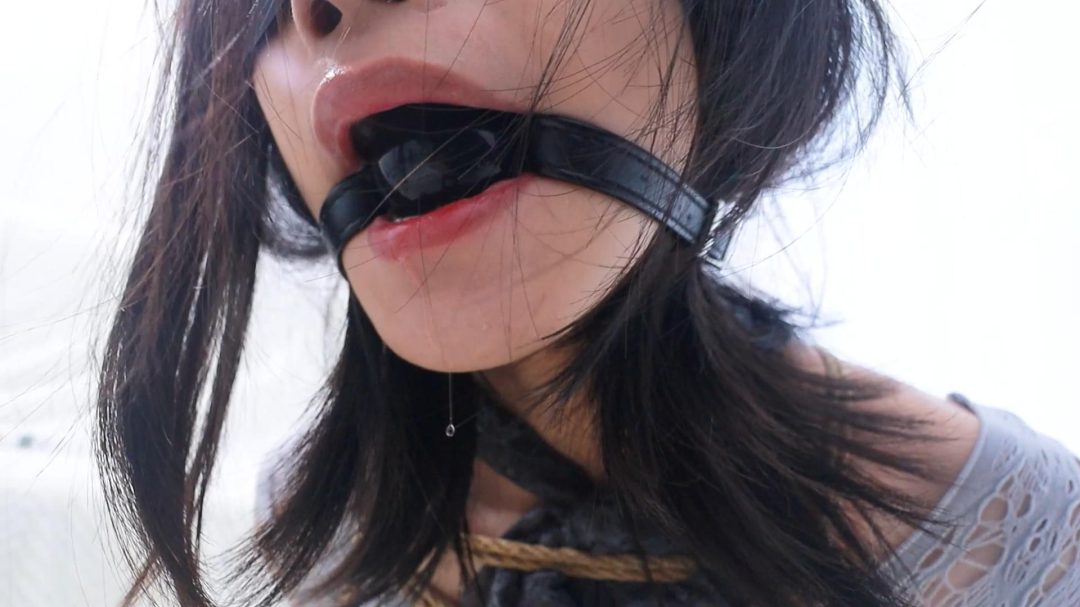 皆非定拍-合租女室友的秘密（最终篇）行李箱里的小狗：最后的疯狂束缚告别！装箱+自缚+口水直流-4