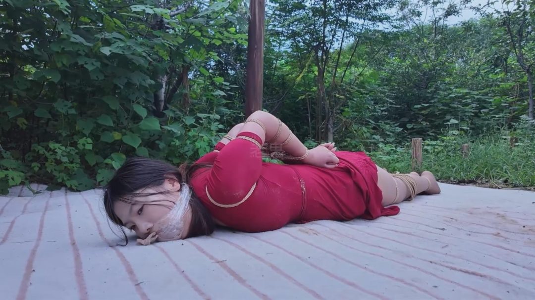 《夏可野外闷热炼狱上》【咖丝高跟/野外/湿身脏身/空姐重口原味丝袜堵嘴/驷马吊】-5