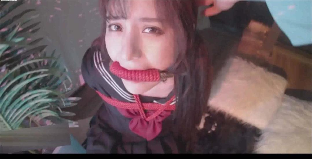 JK绳缚 调教JK制服女友后手绑缚-7