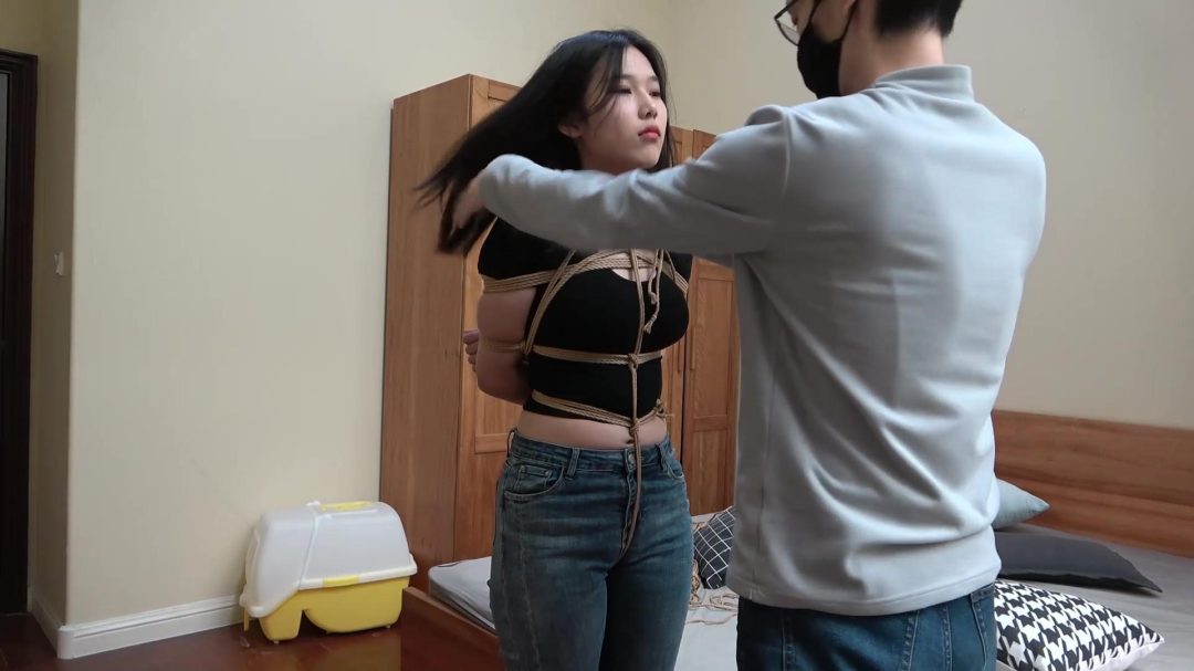 半岛订拍的花絮部分 小晚缇娜篇 收录捆绑过程-4