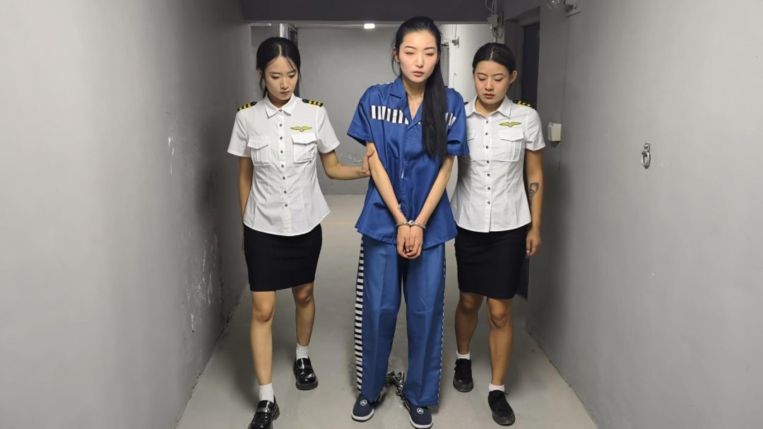 【忘忧社工作室】新模特沈冰（下）沈冰被宣判为s刑，带重脚镣，放风，后回忆起被抓的经过，带上死撩s铐，在监狱度过最后的时光-6