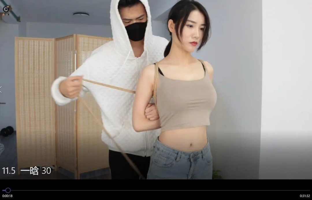 得意客定拍作品-紧缚放置挣扎-1