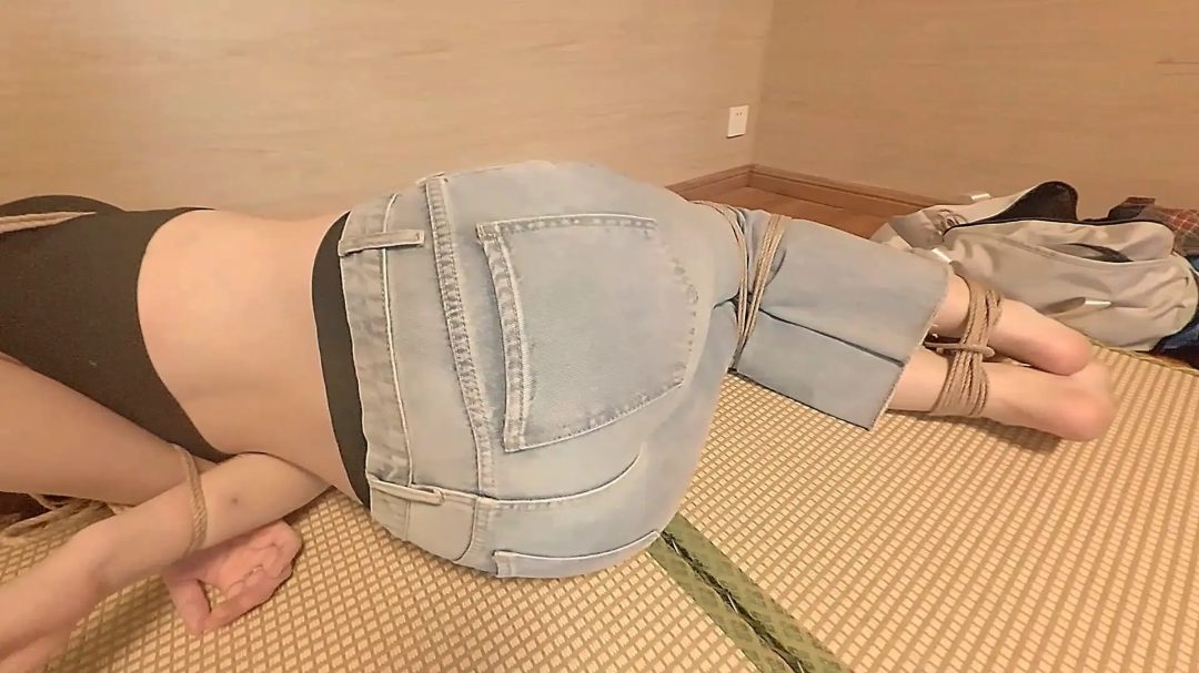 后手缚放置，屁股特写-2