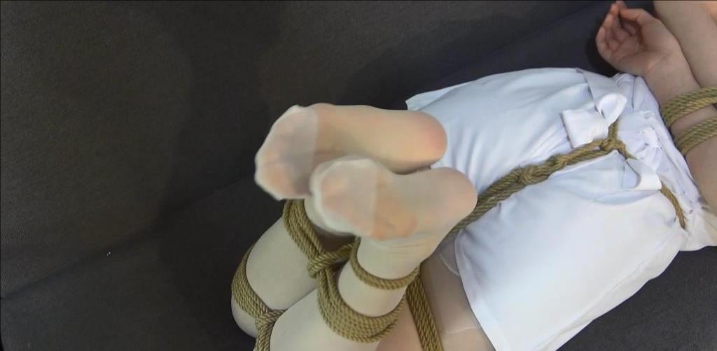 入室劫案之护士绑架案 白丝护士被捆绑TK挣扎逃脱-8