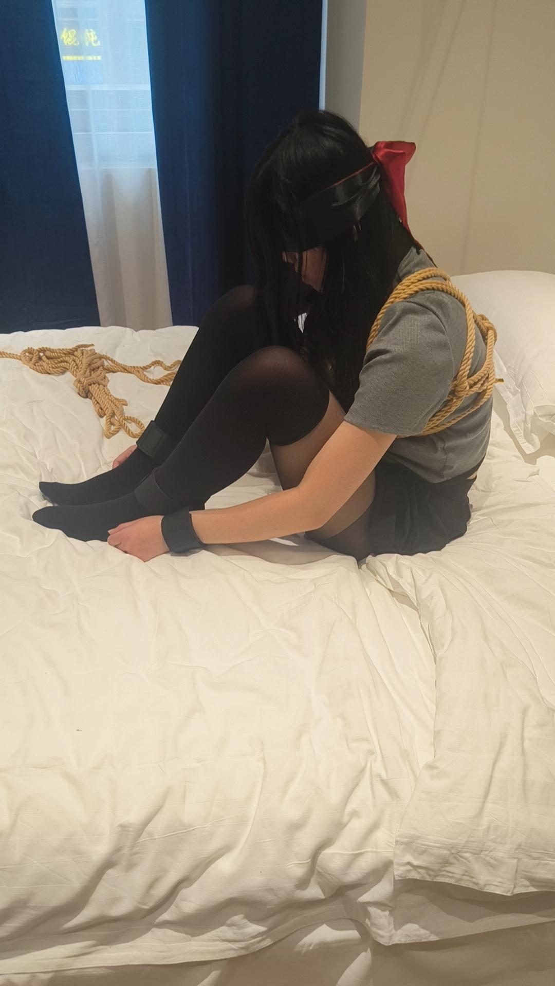 锦瑾黑丝+长筒袜tj下部-7