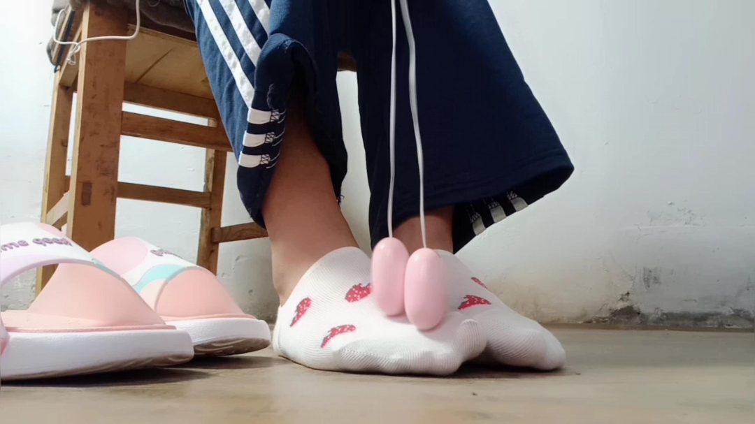 草莓船袜踮脚 强震脚心-5