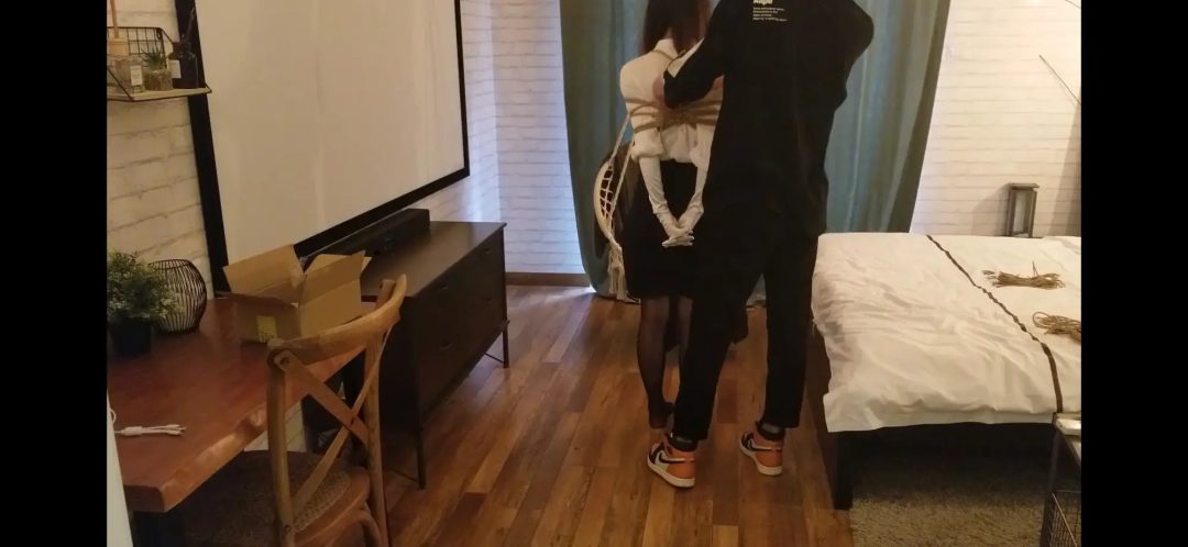 美女葡萄的绸缎白手套体验（上部）-7