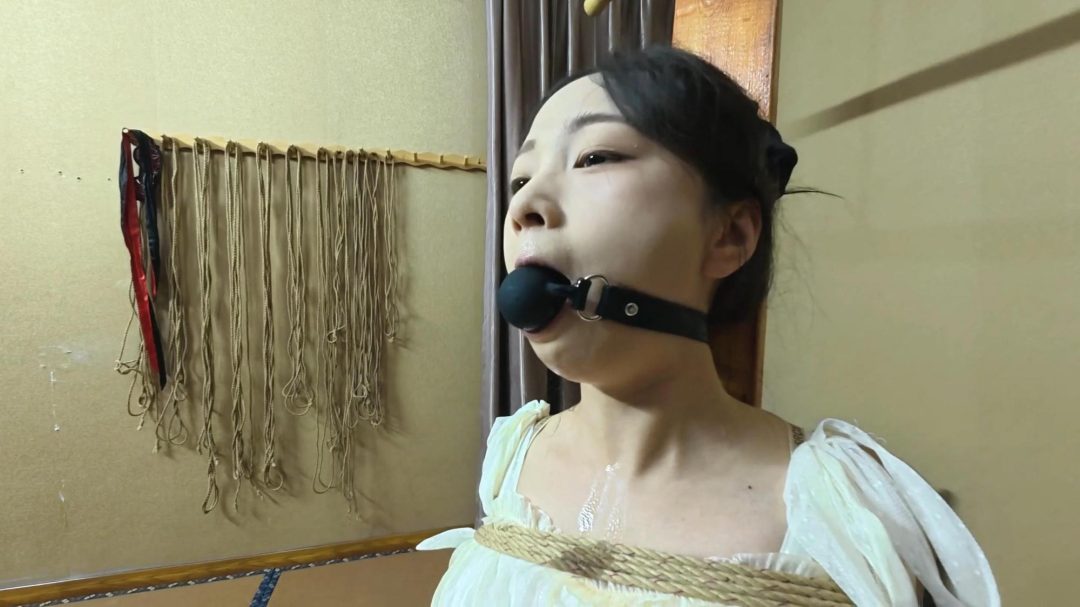 山鬼工作室 动动深喉口球老虎凳定拍 上集-1