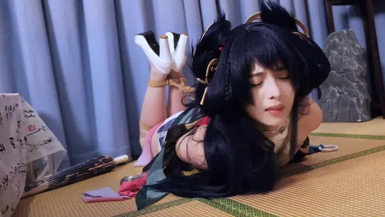 栀晓定拍 离恨烟cos被绑记第二部-3