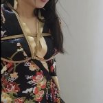新人小染身高168身材姣好裤袜+和服，五花捆绑体验
