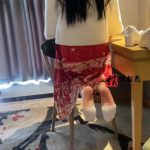 舔舐汉服小仙女的原味船袜与白嫩臭脚！