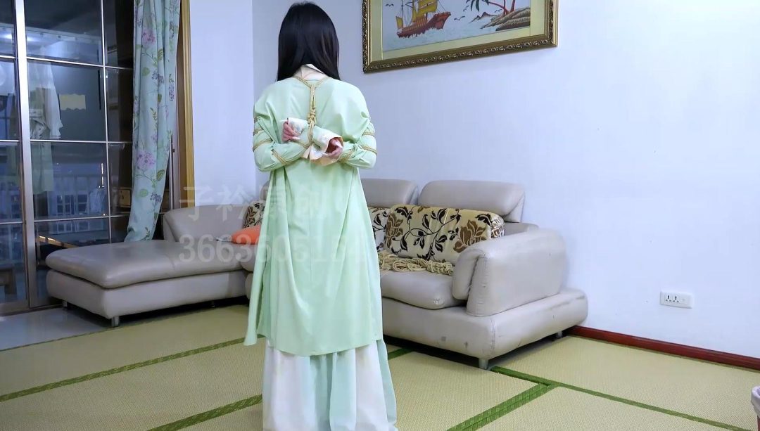 枝枝 汉服 五花 口球口水-5