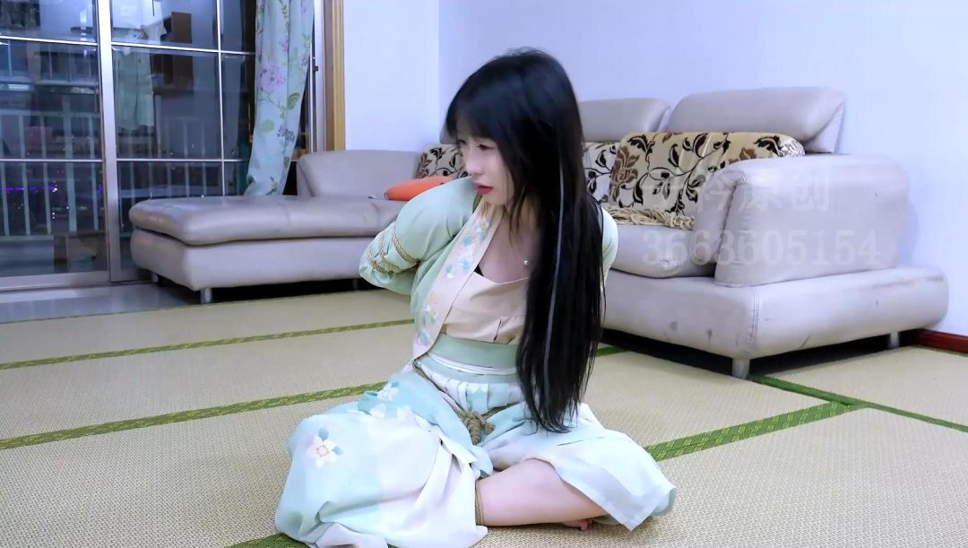 枝枝 汉服 五花 口球口水-2