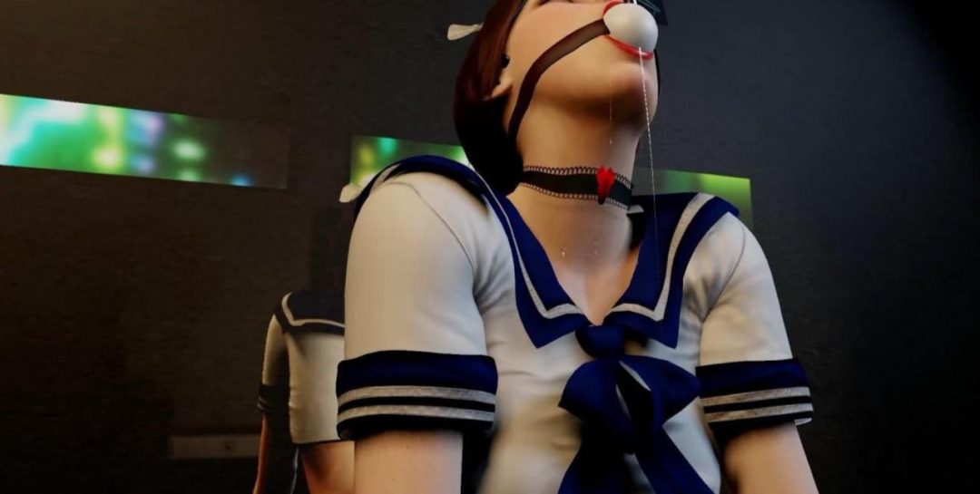 夜店学生服妹子 禁室监禁-8