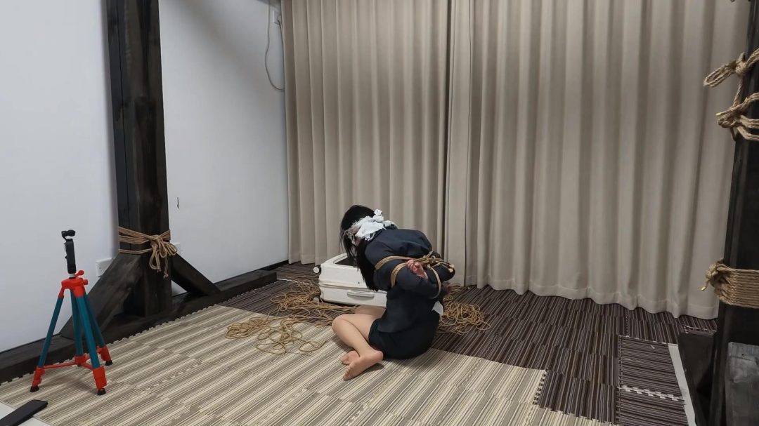【定制】【胖竹子】【嗷嗷】女商业间谍抓获！欧式直臂凌乱细绳绑架装箱！ 下-6