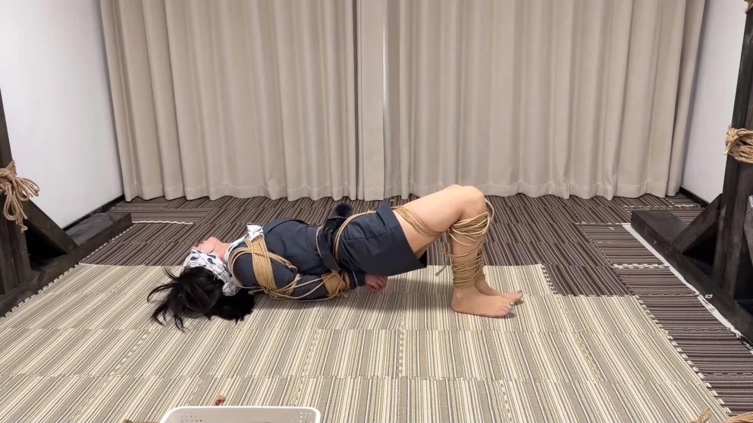 【定制】【胖竹子】【嗷嗷】女商业间谍抓获！欧式直臂凌乱细绳绑架装箱！ 下-5