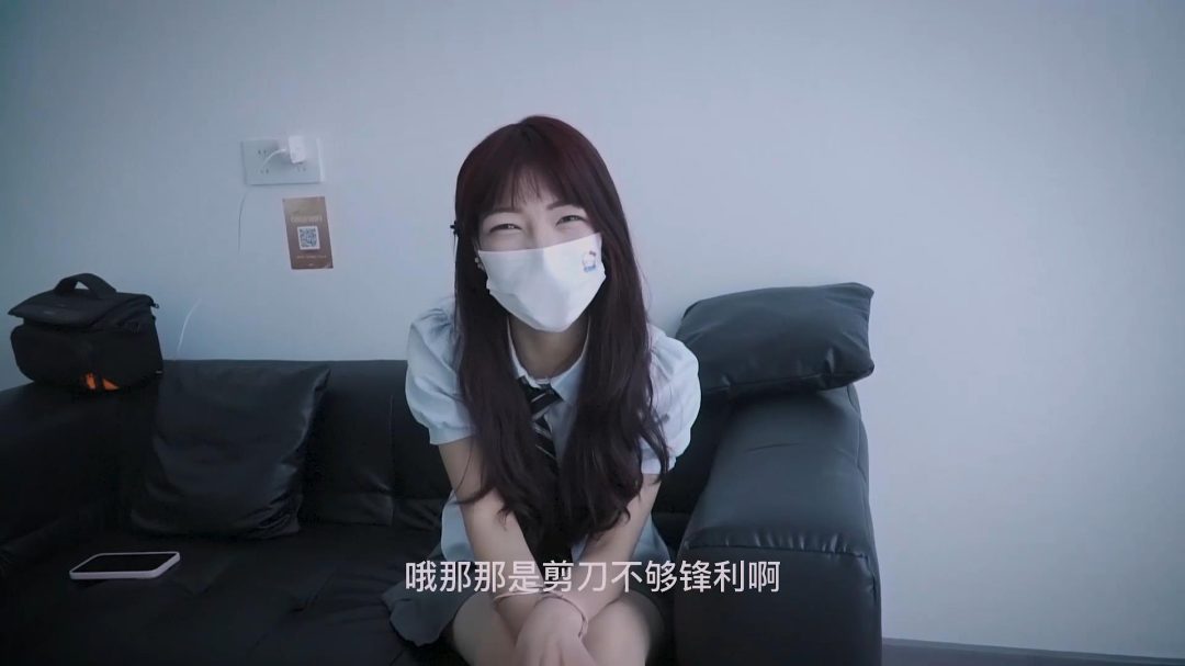 新人JK女孩，劫匪绑架捆绑是否能逃脱测试，入门级别难度！-5