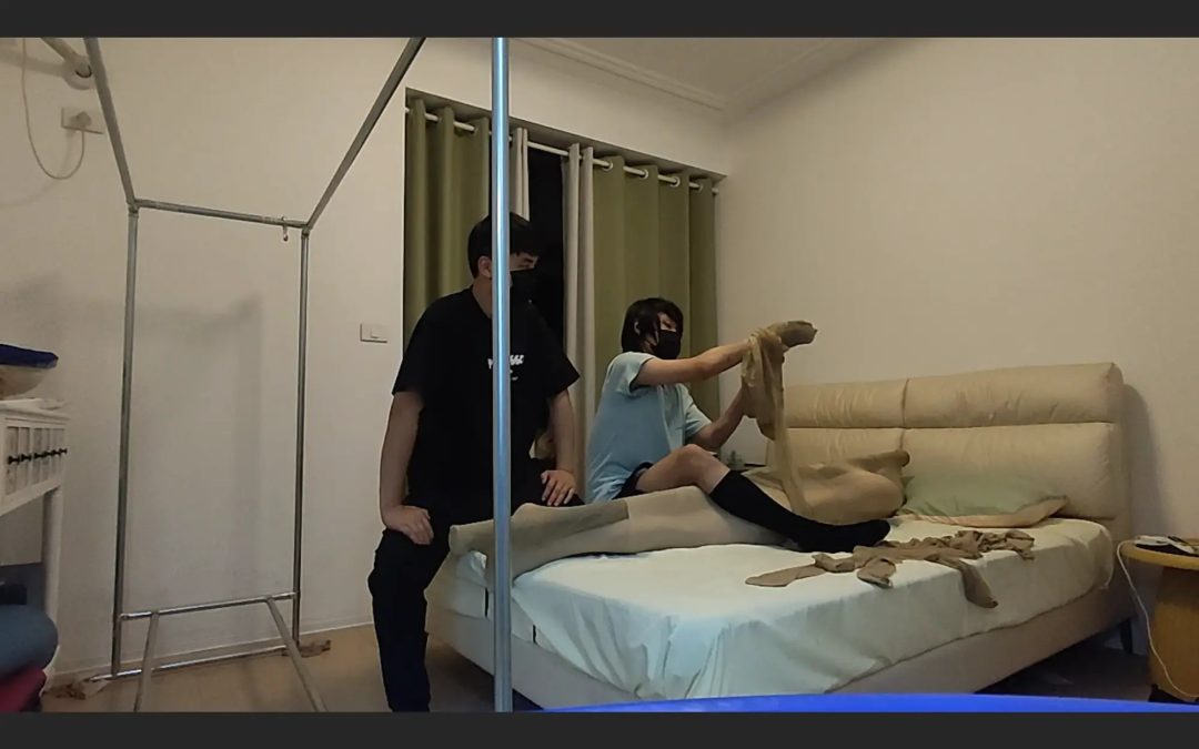 丝袜科研突破：丝袜全包竹竿吊包（晾衣支架方案）-5