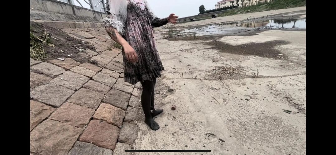 甜lo白丝臭水沟打滚调教 无惧路人-5