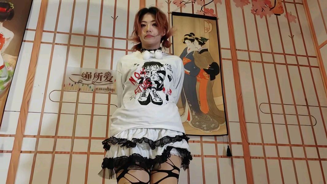 一绳所爱定拍视频 陈依依极限绑头发欧式直臂驷马 试戴两种杨具口塞极限堵嘴放置-4