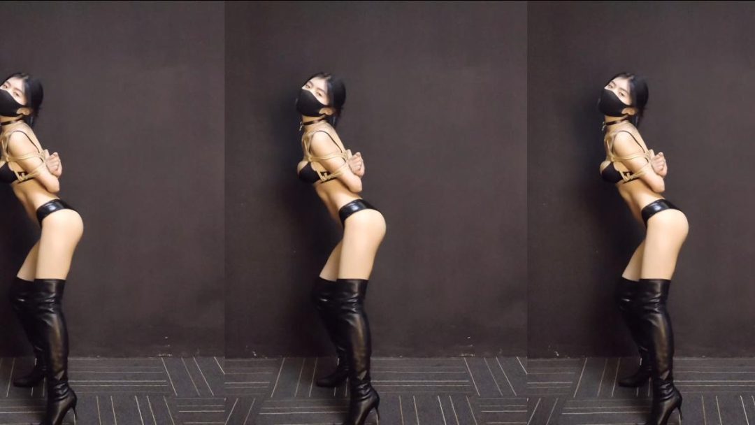 [AOA - Like a Cat] K-POP 绳索束缚舞.Rope Bondage Dance(绳索束缚版本,Rope bondage version)-5
