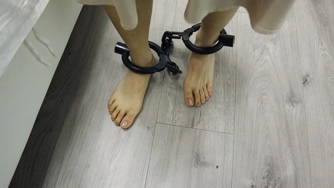 舞蹈生雨蝶镣铐挠脚心TK系列剪影1 手铐脚铐脚趾铐 姿势多多柔韧性好 是怀旧影苑那个雨蝶-10