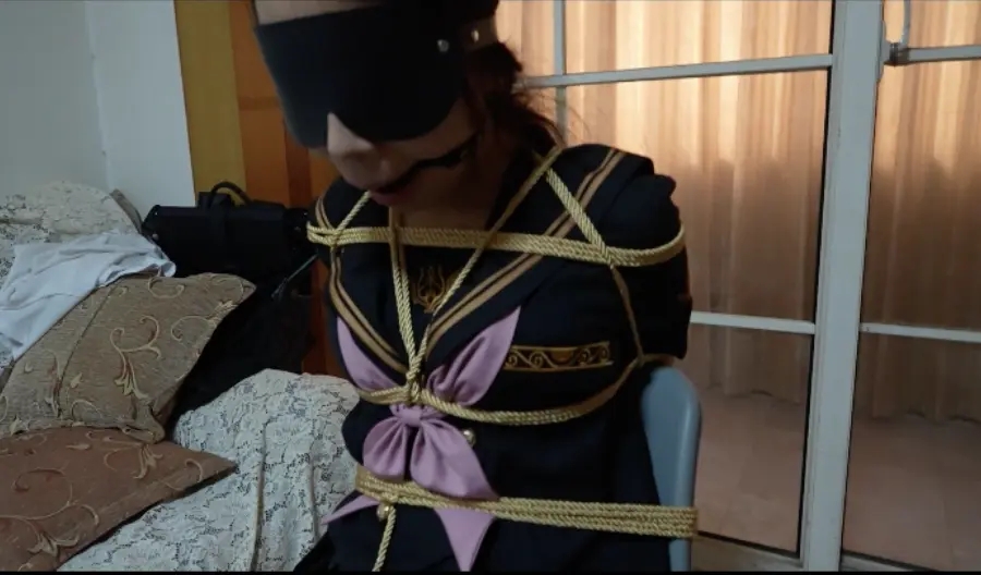 许许jk马尾靴子紧缚挣扎-5