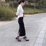 高挑气质女白领定排