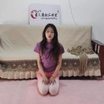 研究生美女晓麦瑜伽套装五花极限驷马 疼得叫胳膊骨头快断了