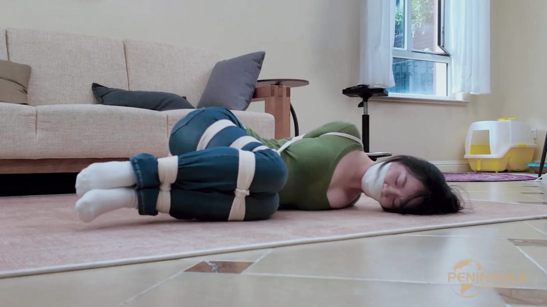 Hogtie 和 Balltie 哪個更難掙脫 第, 第 2 部分 - Balltied-3