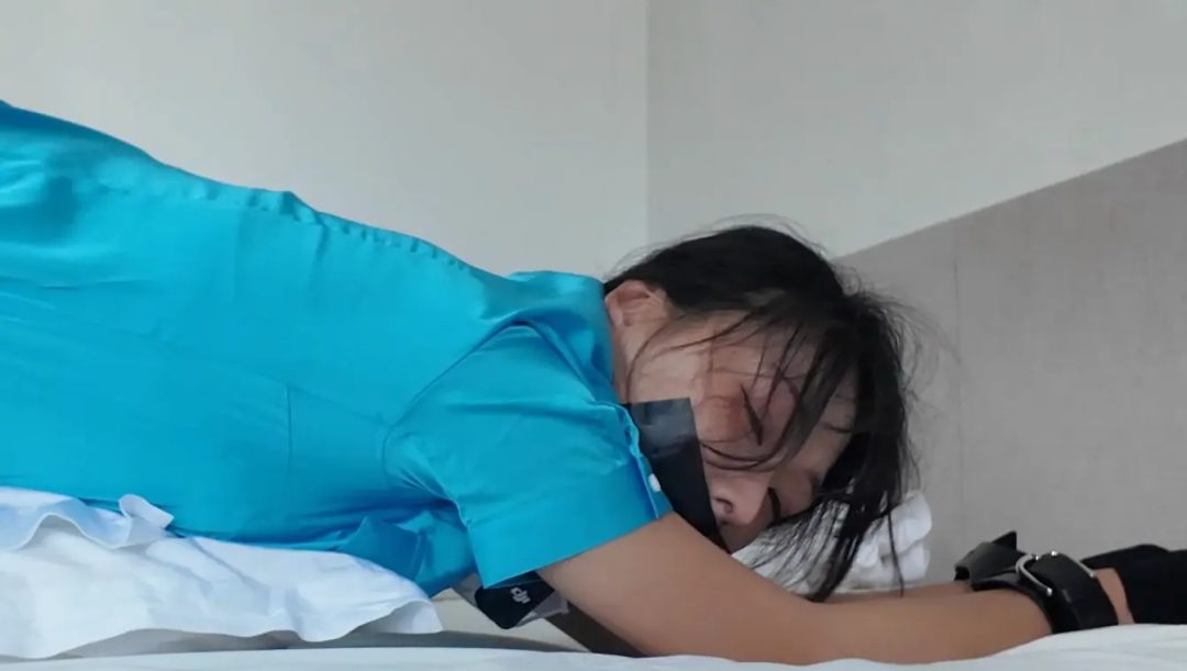 入室捆绑 胶带封嘴蹂躏sp（下）-3