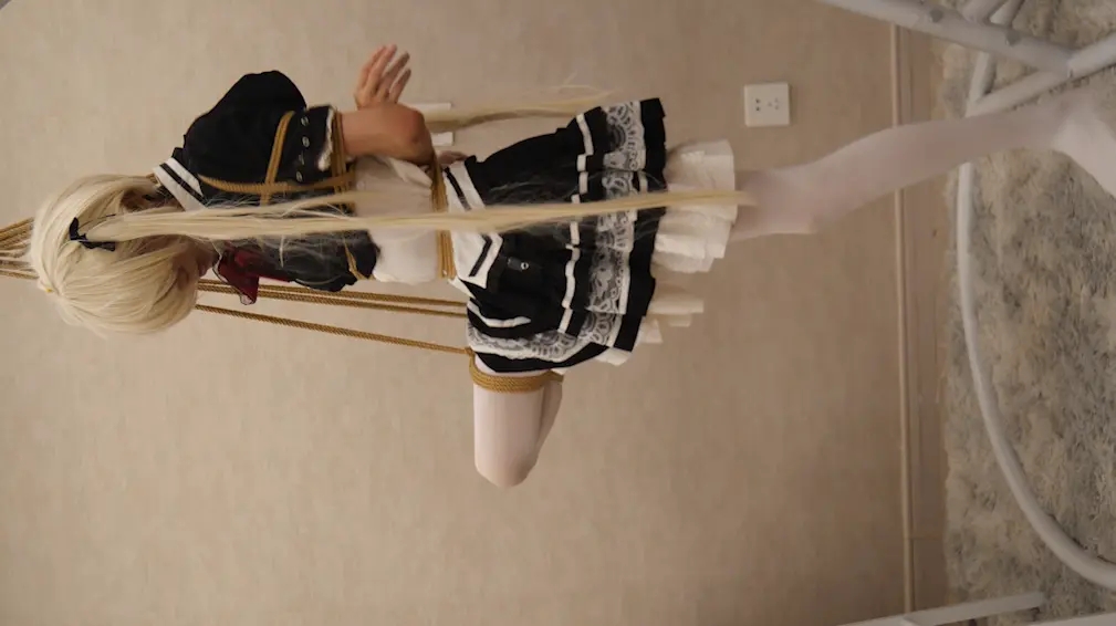 伪娘 小枫单腿及驷马吊缚-4