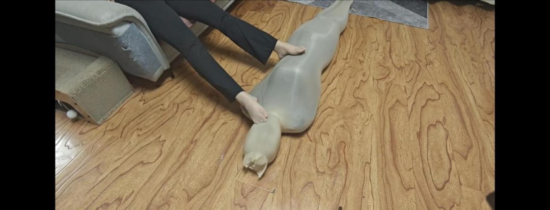 丝袜睡袋全包坐脸，踩踏玩弄女M,喜欢丝袜全包和坐脸的推荐这部-4
